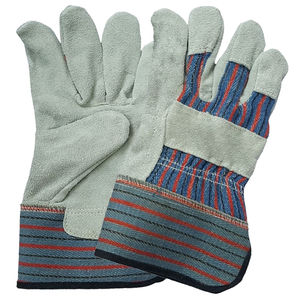 Guantes de trabajo de cuero Diseño de cuero dividido Guantes de seguridad industrial de alta resistencia para hombres y mujeres Perfecto para todas las estaciones - Product Image 5