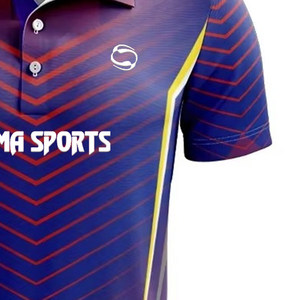 Camisetas deportivas de precio al por mayor para hombre, uniformes deportivos personalizados, de tela OEM camisetas polo, camisetas de críquet - Product Image 5