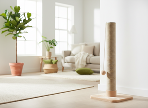 High Quality Amistar Beige Loft Scratching Post For <b>Cats</b> All sizes - Product Image 2