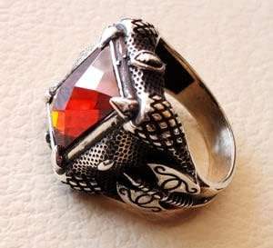Wholesale <b>Mens</b> <b>Ring</b> New Arrival Natural Red Garnet Gemstone January Birthstone Heavy <b>Mens</b> <b>Ring</b> Jewelry 925 Sterling <b>Silver</b> <b>Ring</b> - Product Image 4