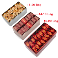 Boîte carrée en métal Boîte d'emballage de thé Boîte en métal pour cadeau de bonbons pour chocolat