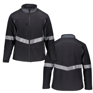 Vestes de sécurité ANSI classe 2 étanche LED Flash bande réfléchissante Logo personnalisé polyester de haute qualité fait en gros vêtements de travail - Product Image 5