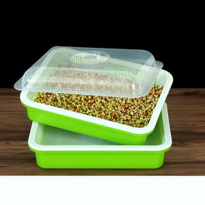 Plateau en plastique ménage serre <span class=keywords><strong>bassin</strong></span> d'eau germer plateau de semences de légumes - Product Image 4