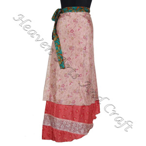 กระโปรงบานทรงไม่สมมาตรพิมพ์ลายสำหรับผู้หญิงผ้าซิ่น Pareo ดีไซน์ใหม่ล่าสุดสำหรับฤดูใบไม้ผลิ2025 - Product Image 2