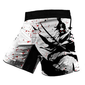 Pantalones cortos de compresión de alta calidad personalizados OEM, pantalones cortos MMA de nuevo diseño para hombres con estampado de sublimación, ropa de artes marciales, para boxeo - Product Image 4