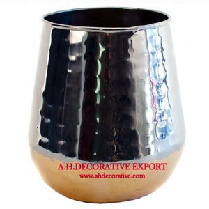 Jarrón Decorativo Moderno de Aluminio Cromado Hecho a Mano, Resistente, Estilo Antiguo, con Ramas, para Decoración del Hogar, Navidad, Bodas - Product Image 4