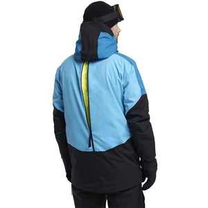 Veste d'extérieur légère grande taille pour hommes Manteau rembourré imperméable et coupe-vent de qualité supérieure Manteau de ski grand et grand pour hommes avec capuche - Product Image 2