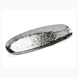 Recién llegado, atractivas bandejas de aluminio, platos y platos para servir en forma de hoja para aperitivos, plato para servir, bandeja para servidor - Product Image 6