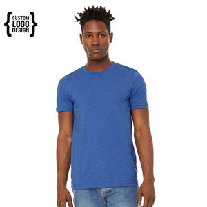 Blanc 100% coton unisexe t-shirts en gros col rond hommes t-shirt haute qualité à manches courtes t-shirt pour hommes - Product Image 1