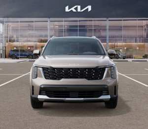 Kia Sorento Hybride EX AWD 2025 Marron à Faible Kilométrage d'Occasion avec Toit Ouvrant Panoramique Démarrage à Distance Cuir Navigation - Product Image 1