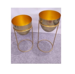 Jardinières de jardin en métal personnalisées de style moderne jardinière ronde avec poignée jardinière en seau à bas prix - Product Image 3