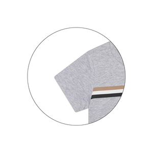 Wholesale Summer Unisex Casual Shorts Sets Breathable Eco-Friendly Quick Dry Polyester/Cotton Short Sleeve T-Shirt Solid - Product Image 3