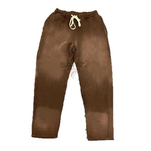Nouveaux sweats à capuche unisexes surdimensionnés en molleton épais, personnalisés avec impression sérigraphique et broderie, effet délavé à l'acide, fermeture éclair intégrale, écologiques pour l'hiver - Product Image 3