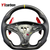 YTcarbon pour SL SLK SLR GLK R230 R171 R199 X204 AMG, véritable fibre de carbone, volant à pagaies en carbone, accessoires intérieurs de voiture