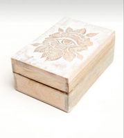 Support de boîte à mouchoirs en incrustation d'os en résine faite à la main pour la décoration du salon et de la table à manger.