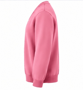 Pull à col en V rose pour homme INDEX, logo brodé, sweat-shirt en tricot - Product Image 4