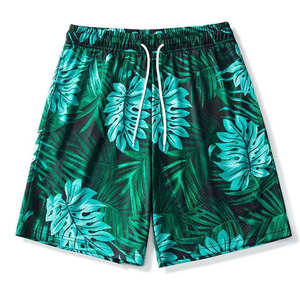 Pantalones cortos de malla personalizados con logotipo y gráfico Pantalones cortos de verano de gran tamaño para hombres con impresión sublimada con cordón de bolsillo - Product Image 1