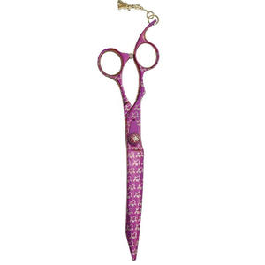 Ciseaux fantaisie pour salon de coiffure, en acier inoxydable, revêtement papier, ciseaux de coupe de cheveux pour barbier avec silencieux - Product Image 5