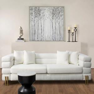 Candelabro Moderno de Hierro Negro Mate, Anillo Geométrico Decorativo, Candelabro Alto Minimalista para Velas de Pilar, Navidad, Pascua - Product Image 4