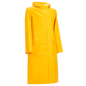 Chaqueta Impermeable de PU Amarilla Talla S ASATEX, Ligera y Elegante - Product Image 2