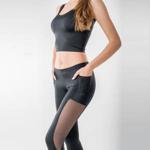 Nuevas llegadas Fitness ropa deportiva Leggings entrenamiento cintura alta Activewear gimnasio Yoga desgaste para mujeres mallas transpirables - Product Image 4