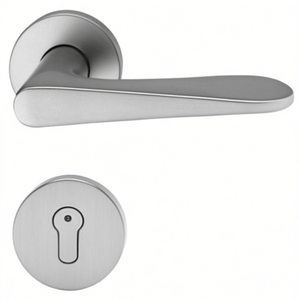 1144 VK 8mm Alu F1 Fixed Rotating Bearing Door <b>Handle</b> for <b>Windows</b> & Doors - Product Image 2