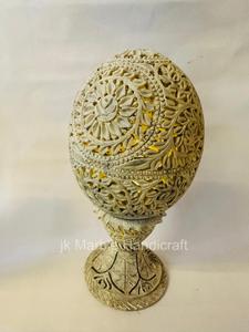 เชิงเทียนหินอ่อนโบราณดีไซน์หรูหราสำหรับใช้ในศาสนาไฟเทียนดินเนอร์ดอกมะลิสุทธ์ตกแต่งบ้านใหม่ - Product Image 2