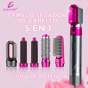 Cepillo Secador de Pelo Iónico 5 en 1 para Mujer, con Funciones de Alisado y Rizado - Product Image 2