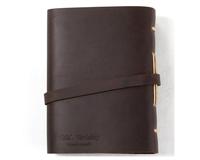 Carnet de notes vintage en cuir véritable de qualité supérieure, format A5/A4, ligné, fait main, marron, idéal comme cadeau, vente en gros