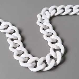 อุปกรณ์ตกแต่งกระเป๋าคุณภาพสูงสำหรับสุภาพสตรี ทำด้วยมือจากลูกปัดอะคริลิกสีสันสดใสและเรซิ่น ใช้เป็นสายคล้องกระเป๋าถือ - Product Image 2