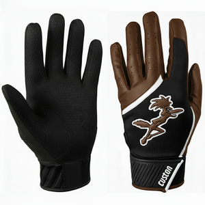 Gants de frappe de baseball personnalisés OEM en gros, avec fermeture à pression sécurisée, renforcés, anti-vibrations, souples et offrant un soutien au poignet - Product Image 6