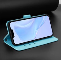 Étui portefeuille magnétique tendance en PU+TPU antichoc avec protection d'écran pour A15/A16/S25 24 23 22+
