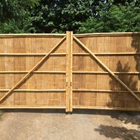 Fabricant de portails et de clôtures en bambou, charnières durables pour maisons, décoration de jardin, haute qualité, vente en gros