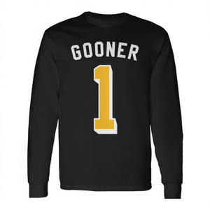 Maglietta Promozionale Gooner Jersey Back Dank Meme 2025 Brainrot a Maniche Lunghe - Product Image 2