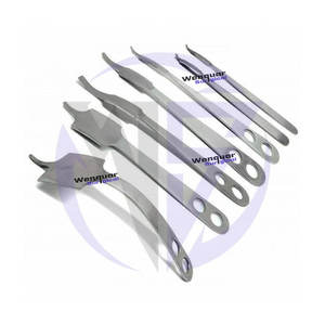 Juego de instrumentos ortopédicos quirúrgicos, retractores Hohmann, elevadores óseos y palancas, herramientas de acero inoxidable para cirugía ósea - Product Image 5