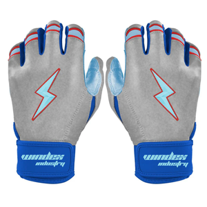 Creator Series Short Cuff Brucebolt Style Guantes de bateo 100% Premium Cabretta Leather Baseball Batting Guantes - Product Image 1