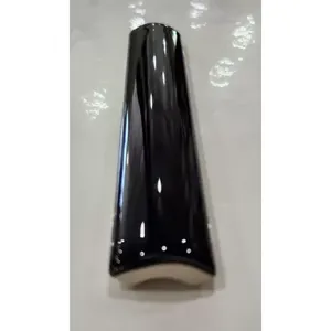 Azulejo redondo de cerámica negro brillante de 1x6 pulgadas, azulejos interiores pulidos para dormitorio, sala de estar, supermercado, almacén, Oficina - Product Image 1