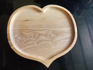 Plateau en bois durable, assiette pour aliments chauds, forme et taille personnalisées, fabriqué à partir de nombreux types de bois massif naturel pour la cuisine et la salle à manger - Product Image 3