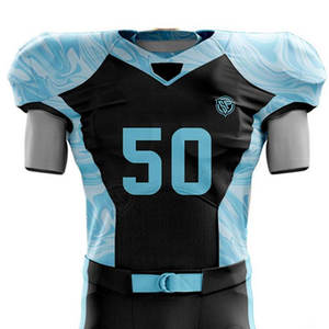 Uniforme de football américain personnalisable pour les équipes Style le plus populaire avec noms de joueurs Ensembles respirants - Product Image 3