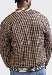 New Retro Shoulder Patch Design Mens Patchwork Thick <b>Fleece</b> <b>Lined</b> Baseball Varsity <b>Jacket</b> Winter Warm Outwear <b>Jackets</b> Coats - Product Image 4