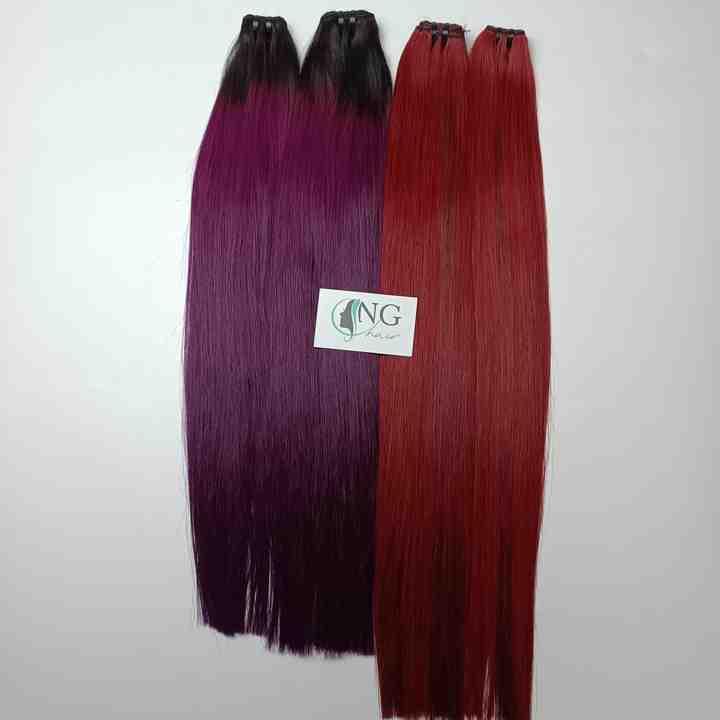 Bad Hair Day? Not Today! Try Our Custom Color Straight Weft Hair Extensions 100% Human Hair Wholesale Price From Viet Nam