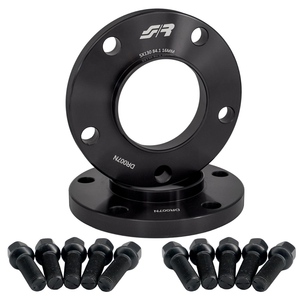 สเปเซอร์ล้อสีดำ 2 ชิ้น ขนาด 16 มม. 5x130 ศูนย์กลาง 84.1 พร้อม Bull. - Product Image 1