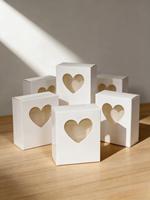 Cajas de Cartón Corrugado Kraft Personalizadas, Biodegradables, Hechas con Materiales Reciclados, Ecológicas, Impermeables, Reutilizables y Portátiles para Dulces
