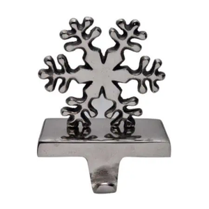 Soporte para medias de Papá Noel y Reno de bronce con gancho para colgar manto festivo decoración de chimenea para llegada de Navidad - Product Image 2