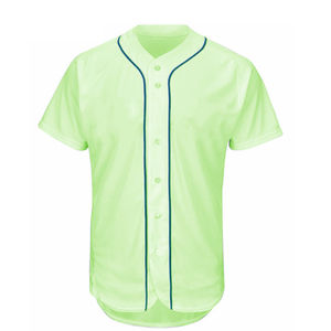 Camiseta de Béisbol y Sóftbol Personalizada al por Mayor, Sublimada e Impresa en 100% Poliéster, con 2 Botones, para Equipos y Clubes - Product Image 4