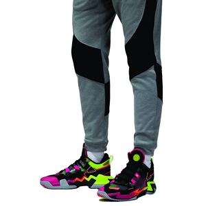Wholesale Casual Polyester Custom Printing Oversized Jogger Pants Running Gym Elastic Waist Plain <b>Trousers</b> Blank Sweatpants <b>Men</b> - Product Image 4
