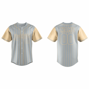 Uniformes Personalizados para Equipos de Béisbol, Camisetas con Nombre y Número Personalizados, Sublimación, Bordado, Impresión, Transpirables, 100% Poliéster - Product Image 2