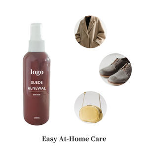 Spray imperméabilisant personnalisé en daim et nubuck de couleur <span class=keywords><strong>bordeaux</strong></span> avec kit personnalisable disponible OEM de renouvellement de couleur avec pinceau et gomme - Product Image 6