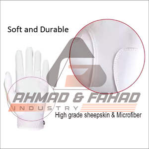 Gants de golf en cuir de sport de longue durée couleur personnalisée main gauche et droite gants de golf de sport de doigt complet gants de haute qualité - Product Image 4