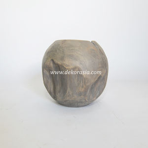 Bol décoratif en bois fait main personnalisé écologique bol de service de vaisselle durable pour la décoration intérieure - Product Image 3